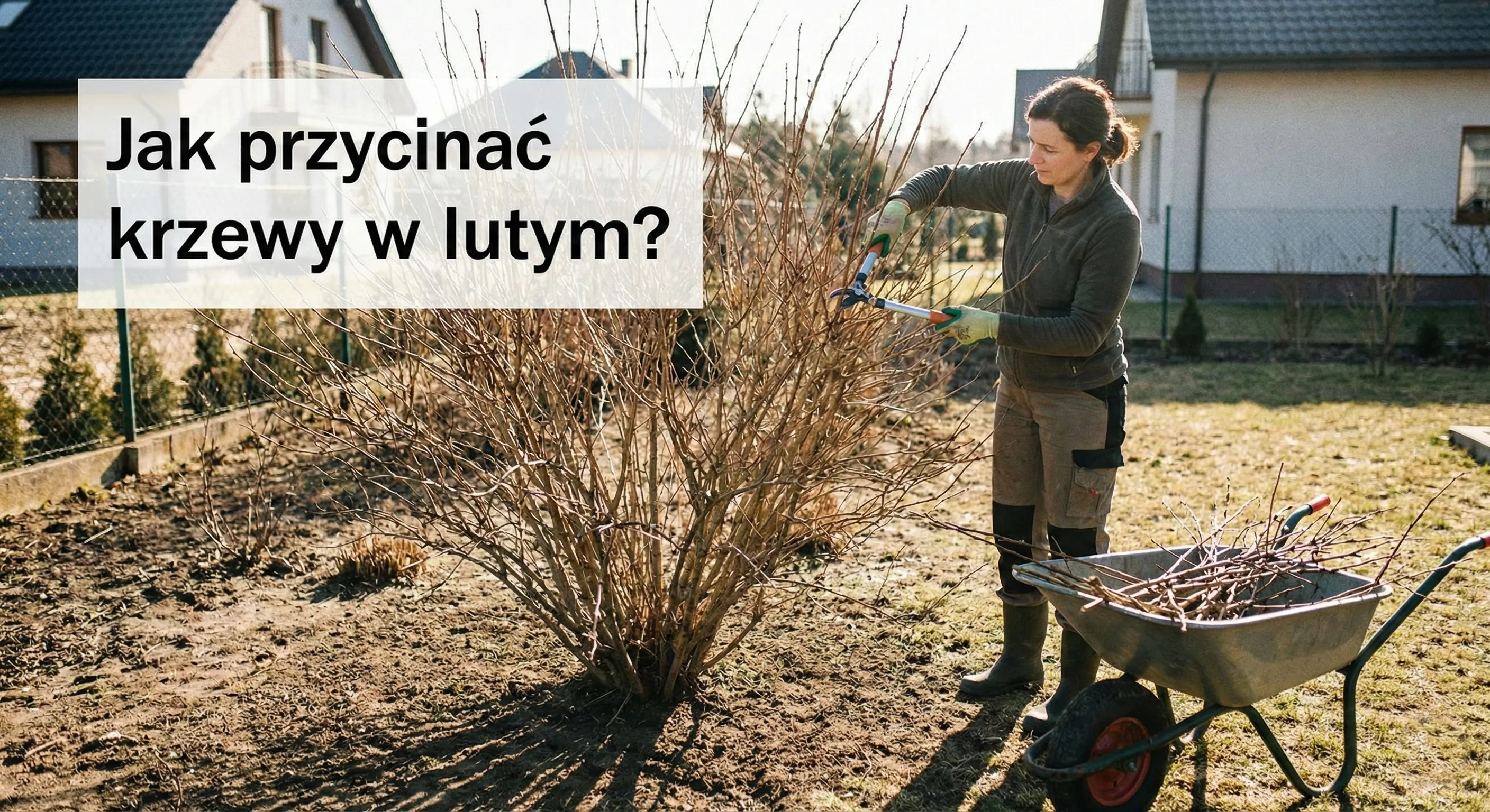 jak przycinać krzewy w lutym?