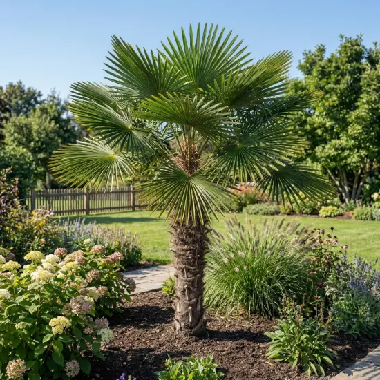 palma mrozoodporna Trachycarpus wagnerianus w gruncie