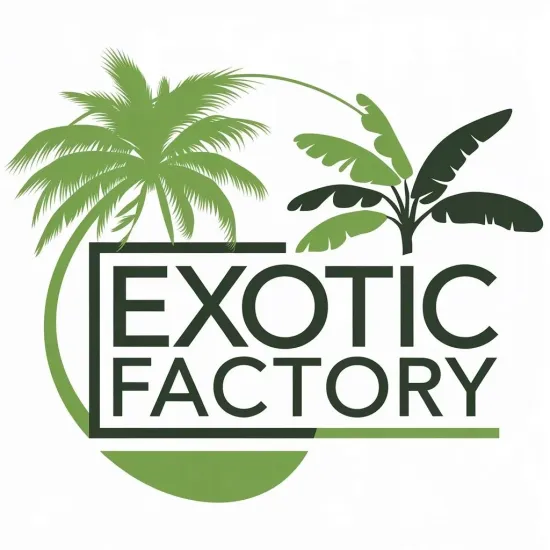 logo szkółki roślin ozdobnych Exotic Factory